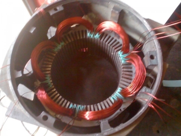 三相交流電機電樞受潮該怎么修理電機呢？